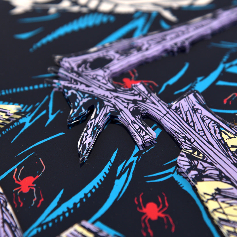 Spider-Man #13 (Multi-Layer Acrylic Panel) by Todd McFarlane, 7" x 10.5" Archival pigment on thick acrylic panel