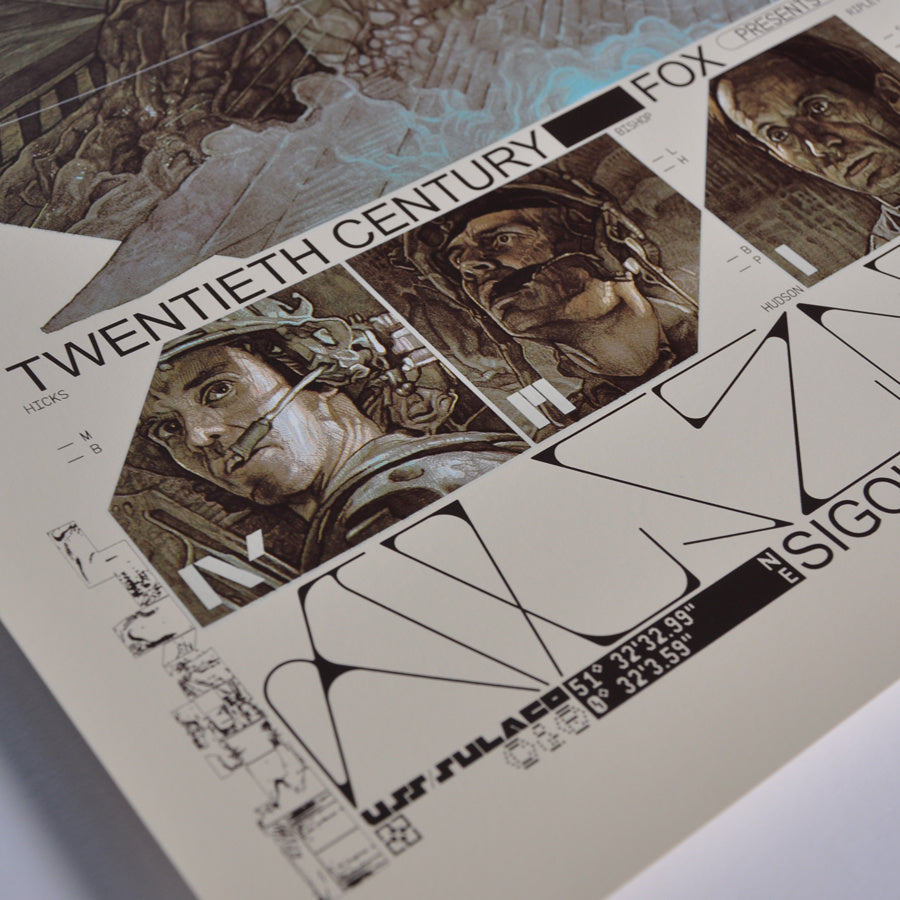 Aliens (Queen Variant) by Krzysztof Domaradzki, 24" x 36" Screen Print