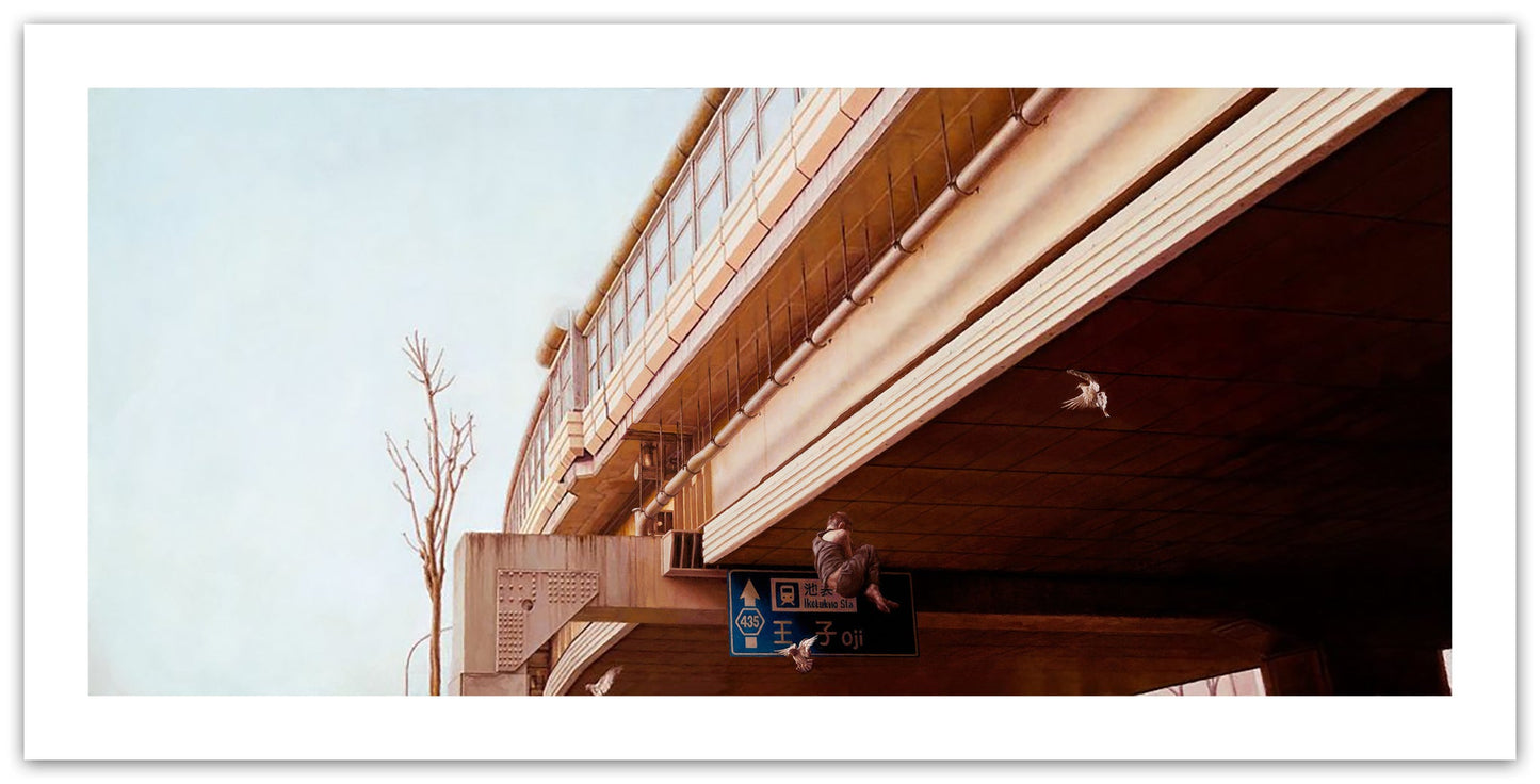 Messenger by Jeremy Geddes, 18" x 9" Fine Art Giclee