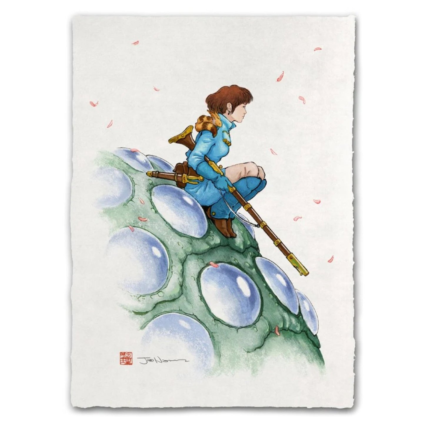 Nausicaa of the Valley of the Wind (Ukiyo-e ) by Jed Henry