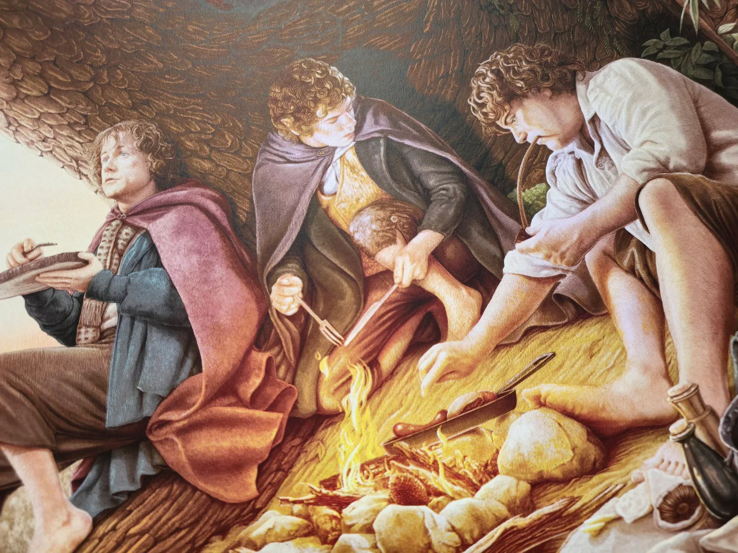 Lord of the Rings Fellowship of the Ring by Adam Stothard, 24" x 36" Screen Print