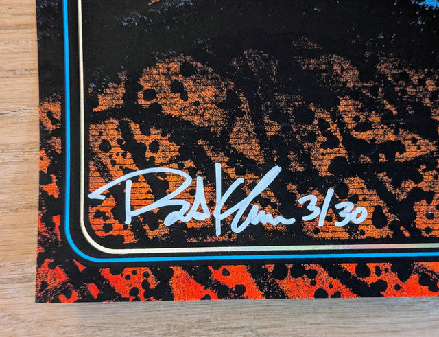 Queens of the Stone Age Seattle 2023 (FOIL) by Brad Klausen, 18" x 24" Screen Print