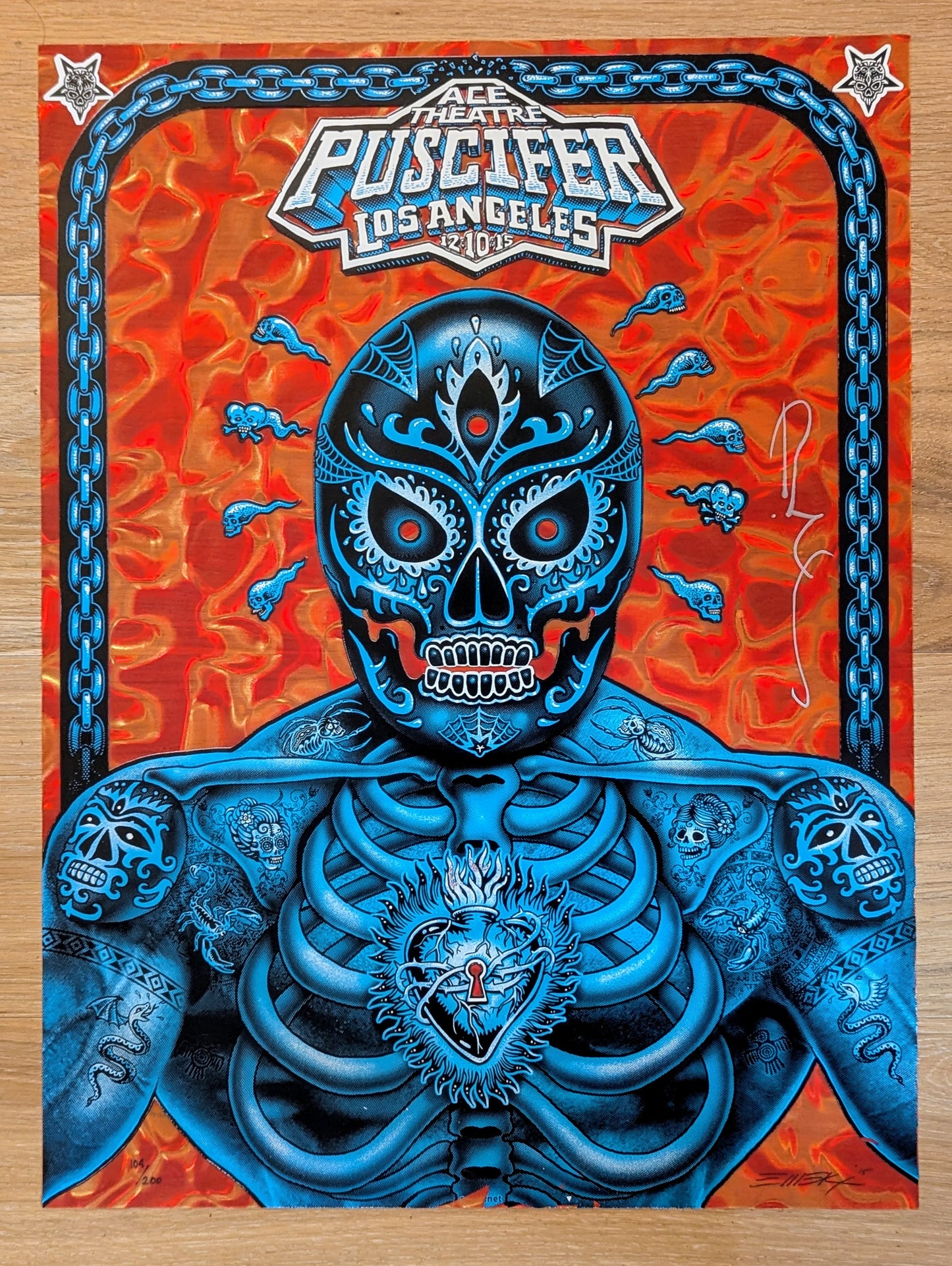 Puscifer Los Angeles 2015 (SIGNED by Maynard James Keenan) by Emek