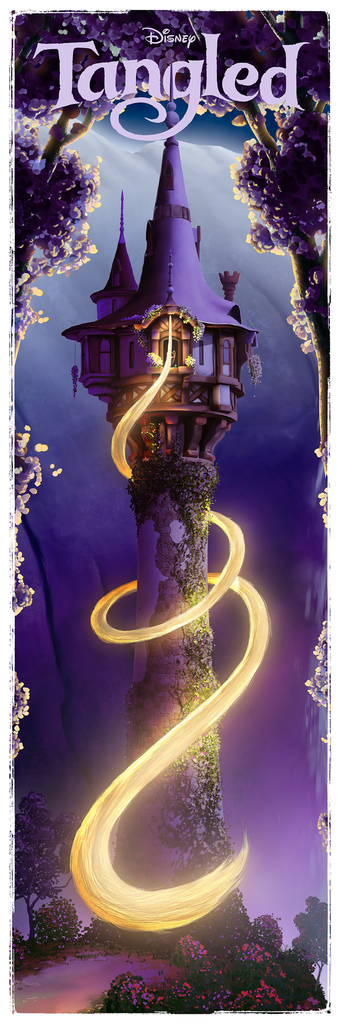 Tangled (Night Edition) by Ben Harman, 12" x 36" Fine Art Giclee