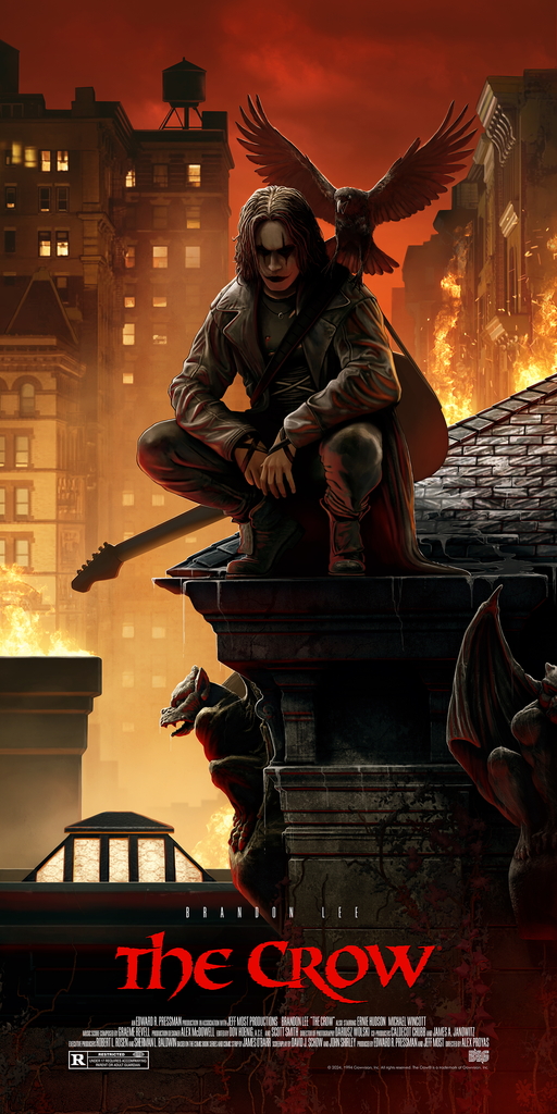 The Crow by Pablo Olivera, 18" x 36" Fine Art Giclee