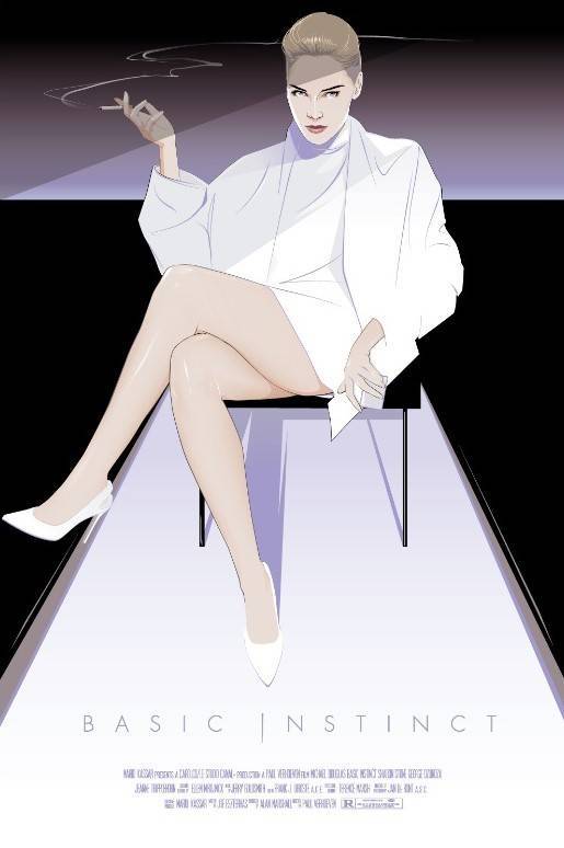 Basic Instinct by Craig Drake, 24" x 36" Screen Print