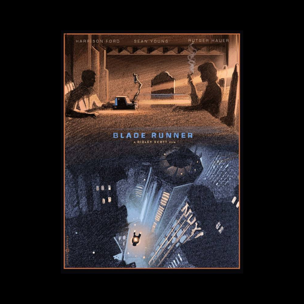 Blade Runner (Blush Response Concept) by Laurent Durieux, 12" x 16" Fine Art Giclee