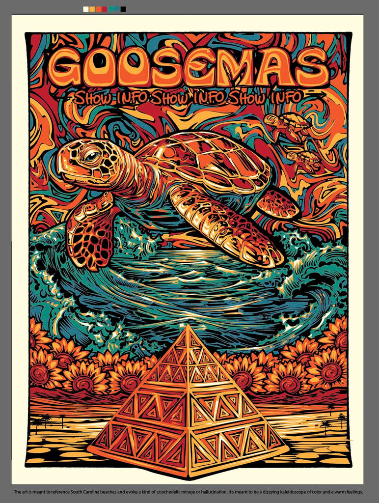 Goose Charleston 2024 by Todd Slater, 18" x 24" Screen Print