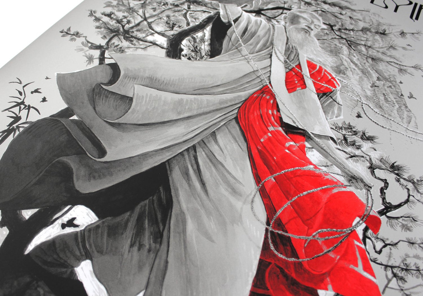 Master of the Flying Guillotine by Gabz, 24" x 36" Screen Print