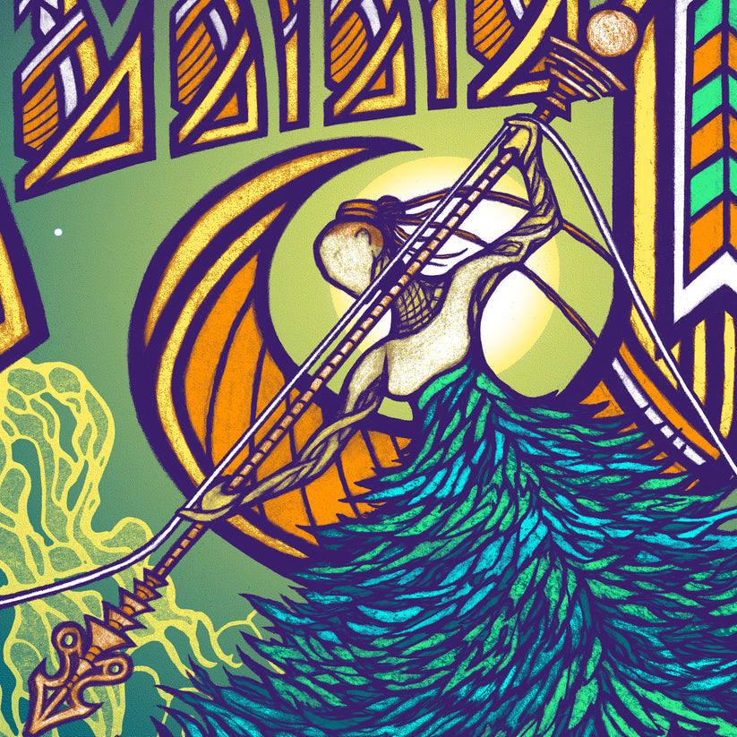 Pearl Jam Werchter 2022 by Brad Klausen, 18" x 24" Screen Print