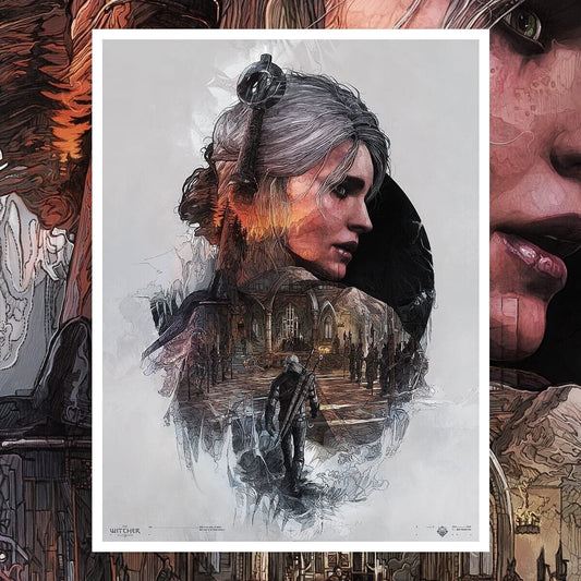 The Witcher (Ciri) by Krzysztof Domaradzki, 18" x 24" Fine Art Giclee