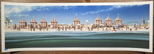 Jaws The Beach (24x8) by JC Richard