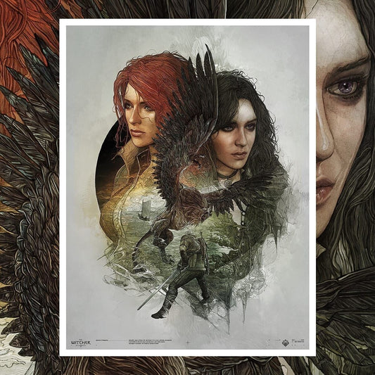 The Witcher (Triss Yennefer) by Krzysztof Domaradzki, 18" x 24" Fine Art Giclee