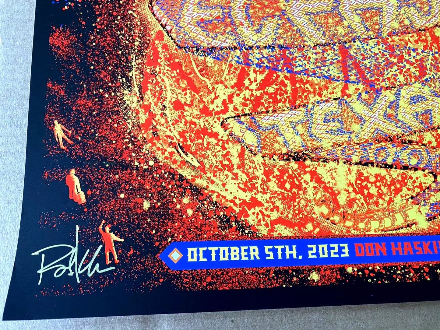 Foo Fighters El Paso 2023 by Brad Klausen, 18" x 24" Screen Print