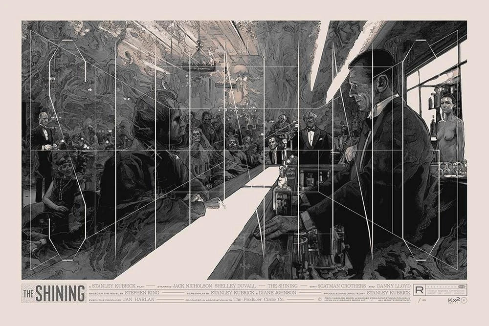 The Shining (Bar Scene Variant) by Krzysztof Domaradzki, 36" x 24" Screen Print
