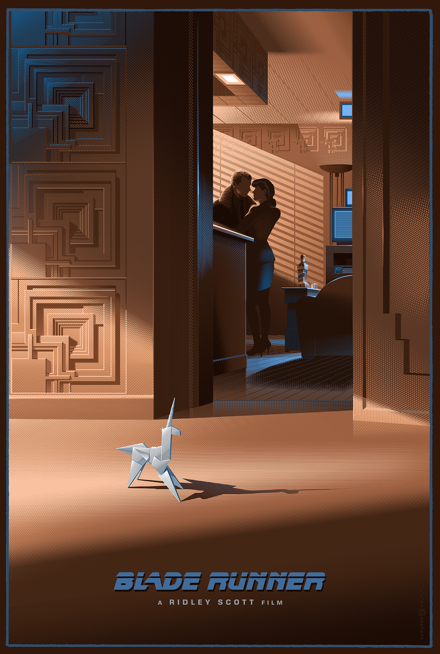 Blade Runner (Memories in Green) by Laurent Durieux