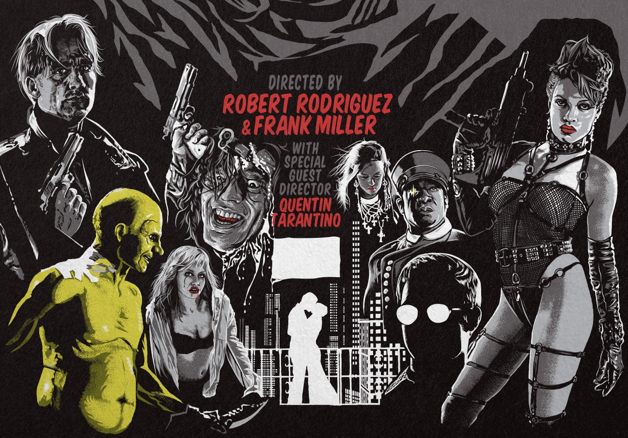 Sin City by Christopher Cox, 24" x 36" Screen Print