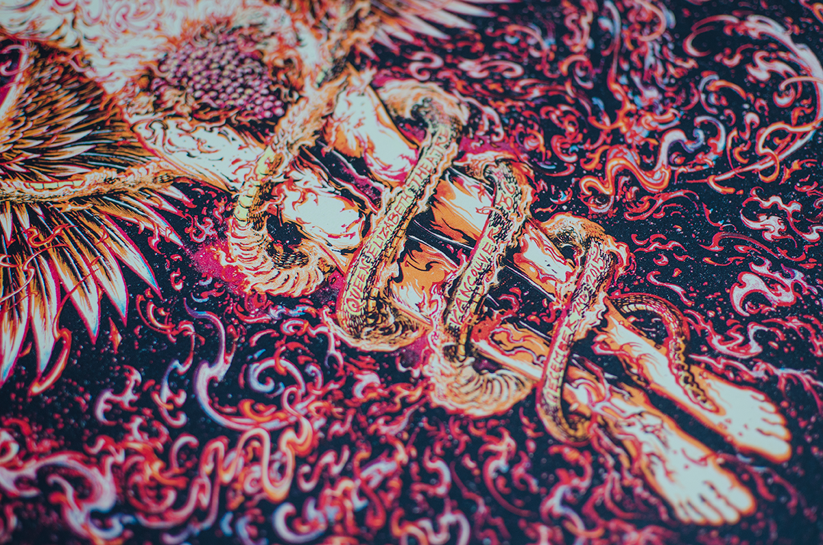 Puscifer Vancouver 2015 by Miles Tsang, 18" x 24" Screen Print