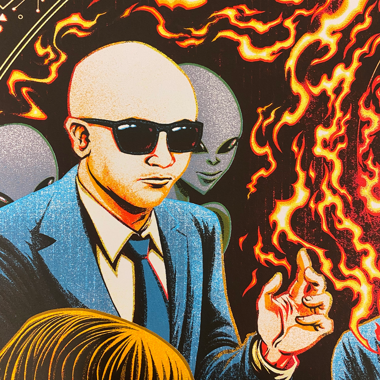 Puscifer Toronto 2022 by Miles Tsang, 18" x 24" Screen Print