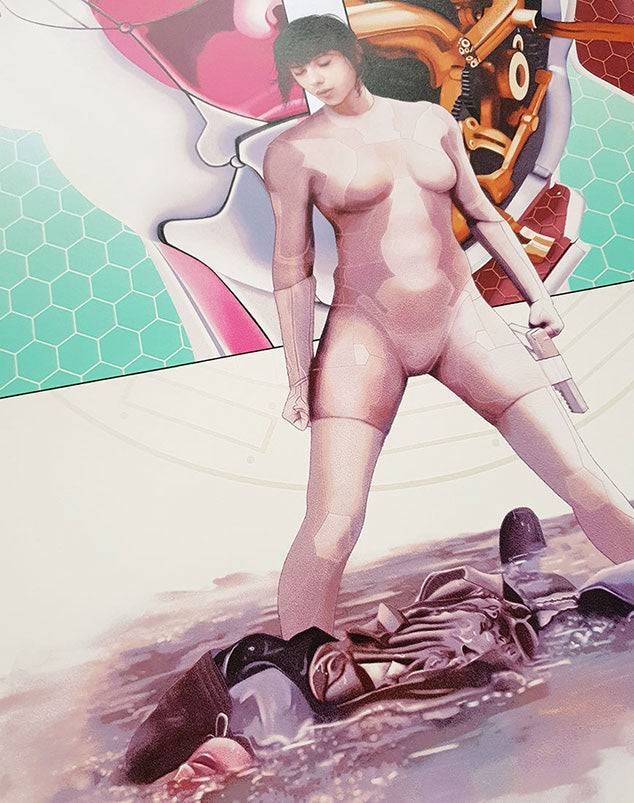 Ghost in the Shell by Alberto Reyes, 24" x 36" Screen Print