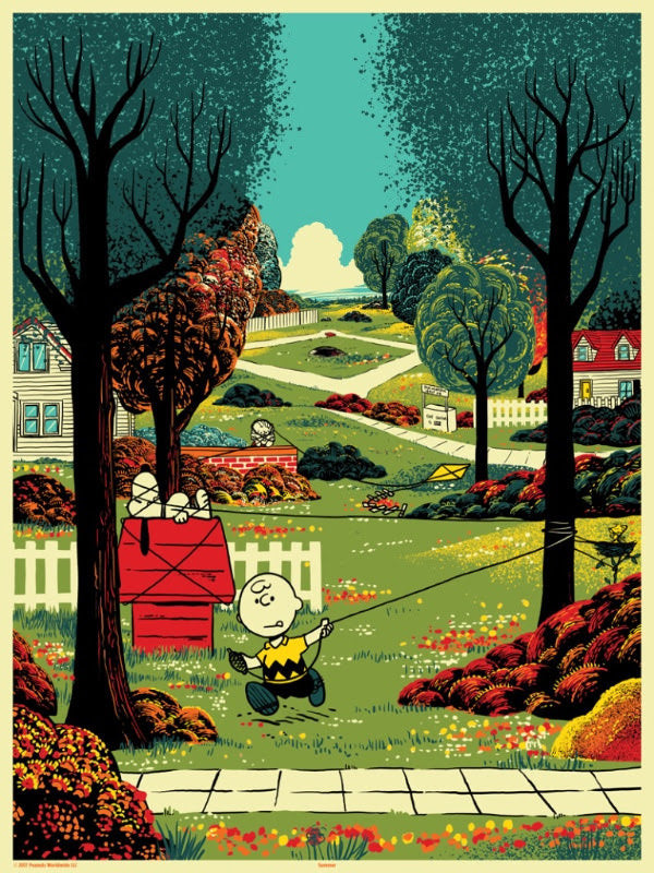 Peanuts (Summer) by Raid71, 18" x 24" Fine Art Giclee