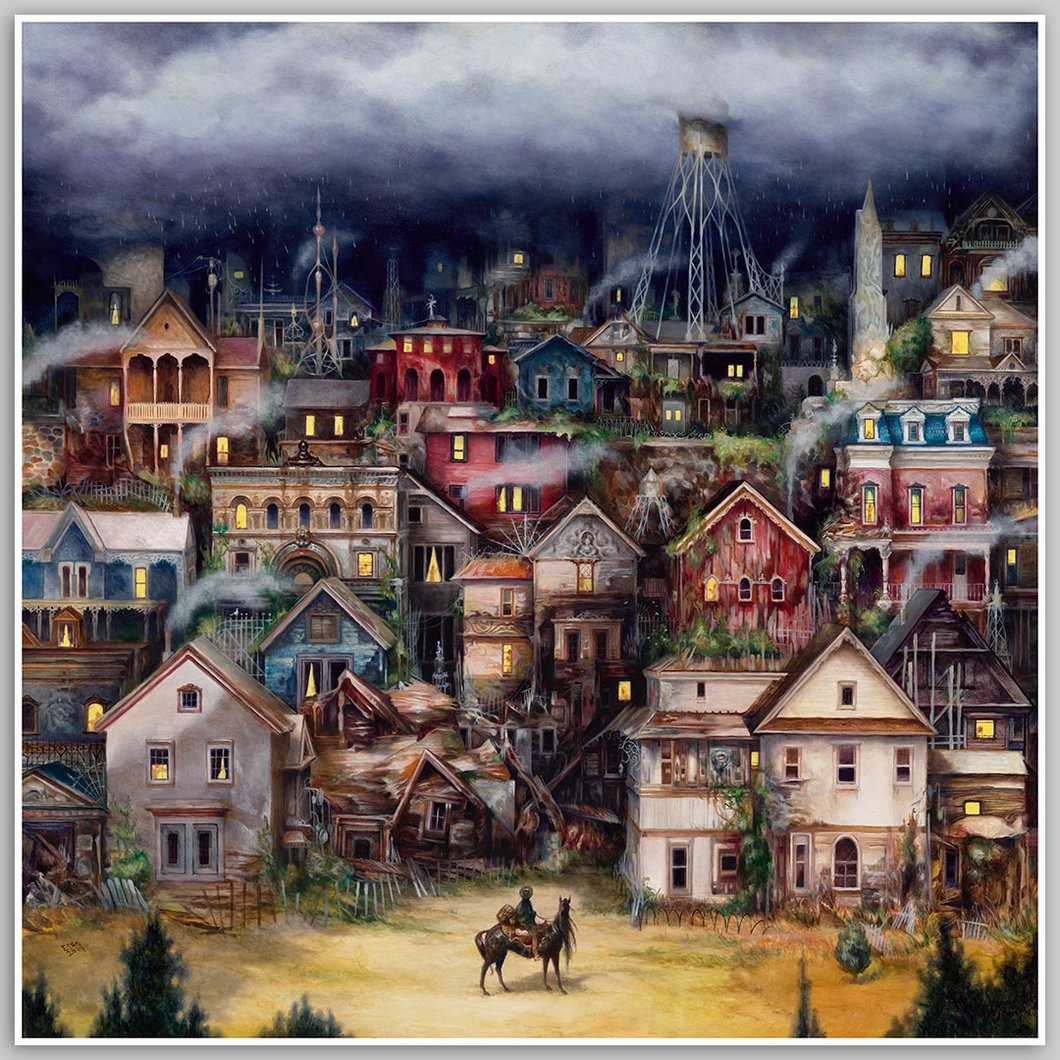 Petrichor by Esao Andrews, 18" x 18" Screen Print