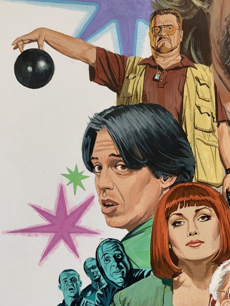 The Big Lebowski by Paul Mann, 24" x 36" Screen Print