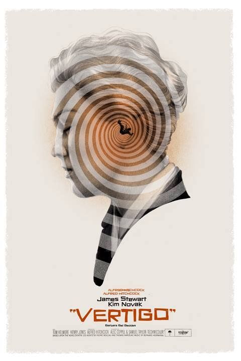 Vertigo (variant) by Greg Ruth, 24" x 36" Screen Print
