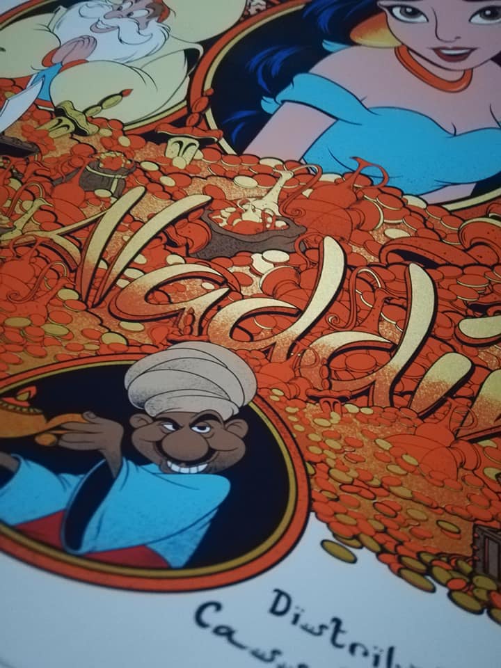 Aladdin by Germain Mainger Barthelemy, 24" x 36"