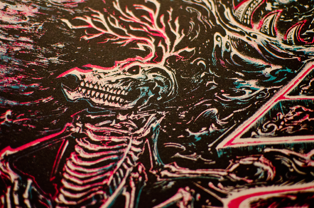 Pixies Cary 2016 by Miles Tsang, 15" x 23" Screen Print