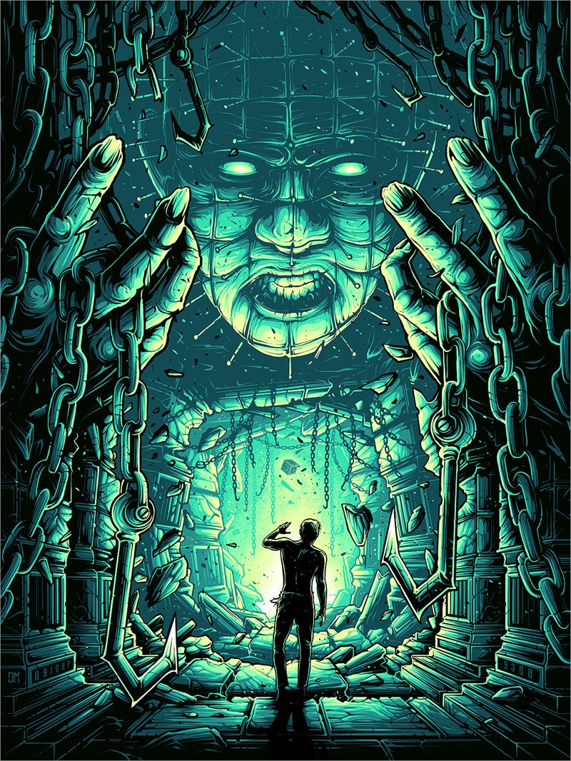 Hellraiser by Dan Mumford, 18" x 24" Screen Print