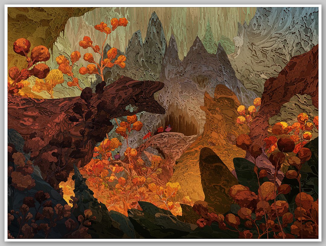 Looking for Hades by Kilian Eng, 40" x 30" Fine Art Giclee