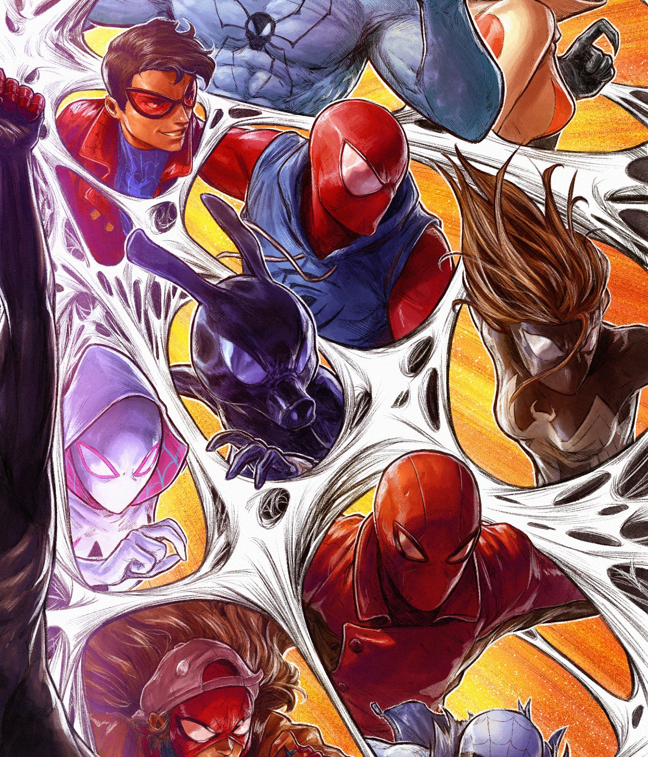 Spider-Verse #6 by Dave Rapoza, 16" x 24"