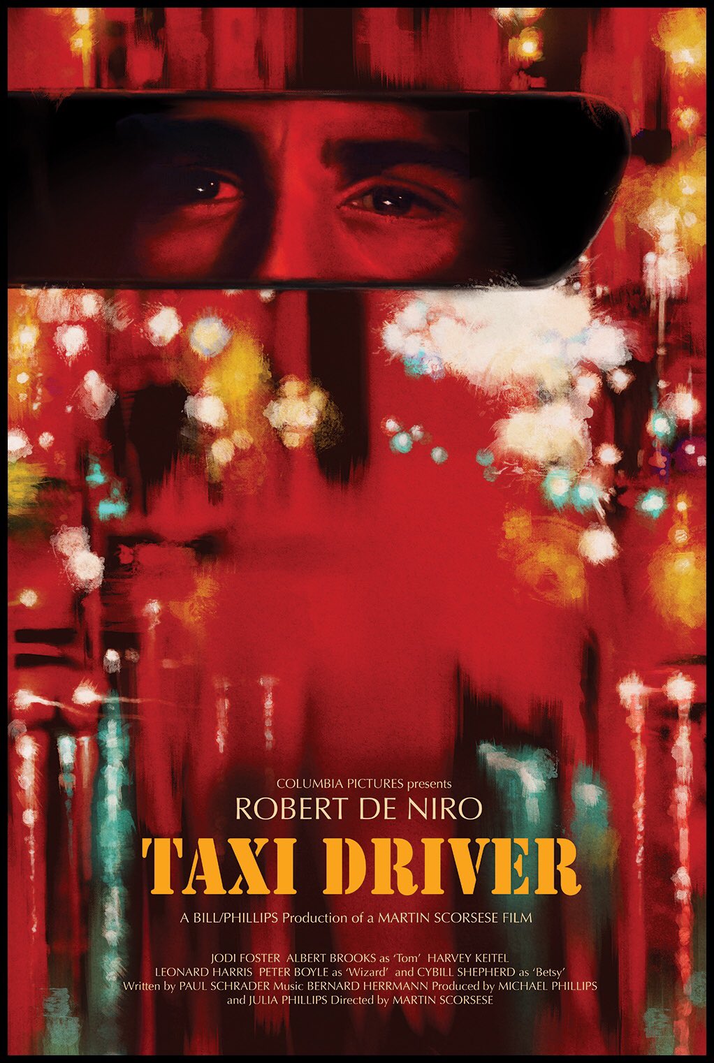 Taxi Driver by Nick Charge, 24" x 36" Fine Art Giclee