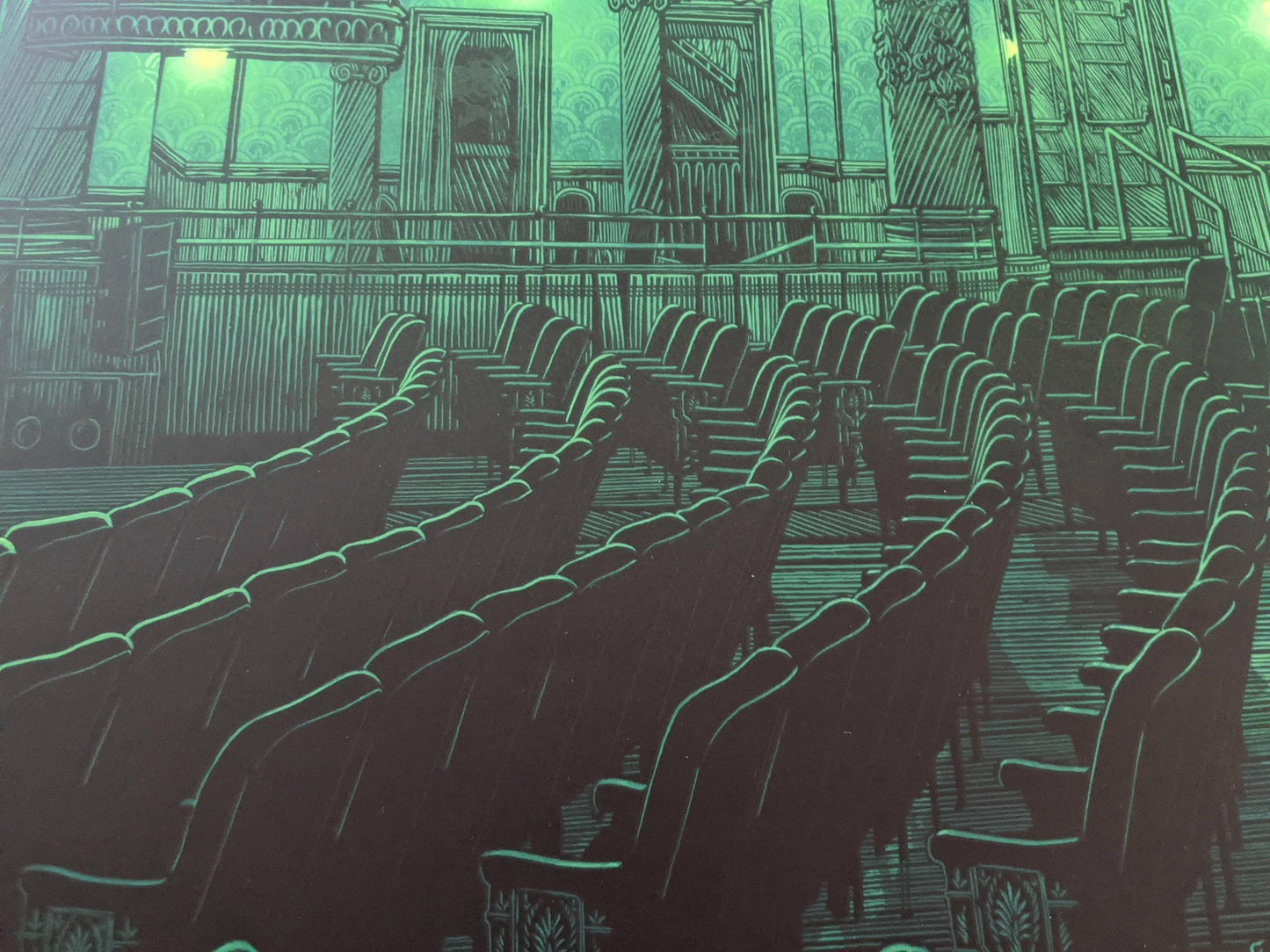 The Shape of Water (Signed by Doug Jones) by Daniel Danger, 18" x 36" Screen Print