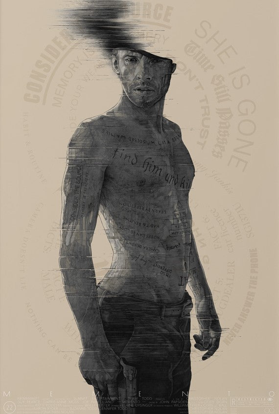 Memento by Gabz x Krzysztof Domaradzki, 24" x 36" Screen Print