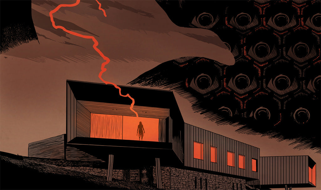 The Invisible Man (Variant) by Francesco Francavilla, 24" x 36" Screen Print