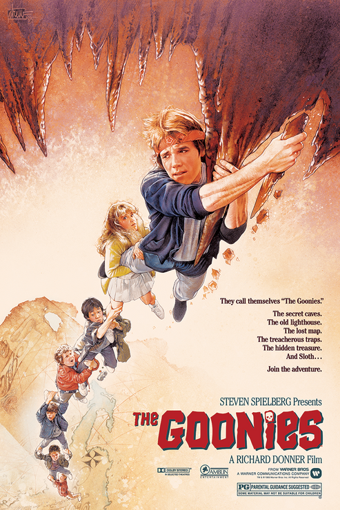 The Goonies by Drew Struzan, 24" x 36" Screen Print