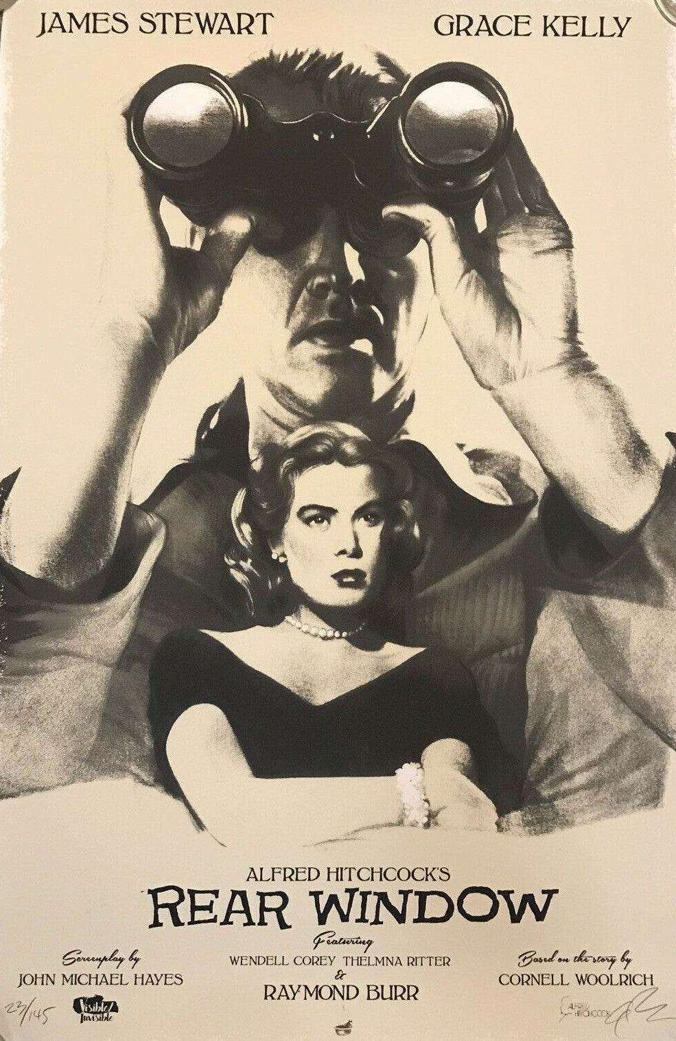 Rear Window (Portrait) by Greg Ruth, 24" x 36" Screen Print