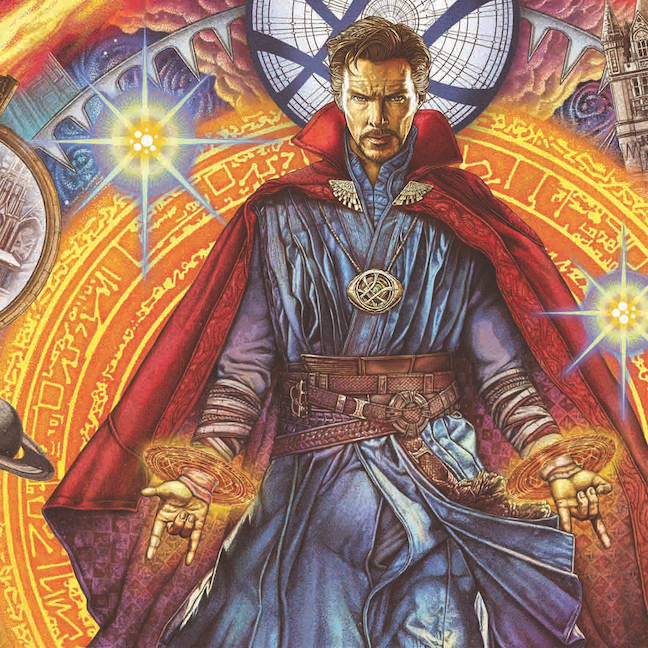 Doctor Strange by Ise Ananphada, 24" x 36" Screen Print