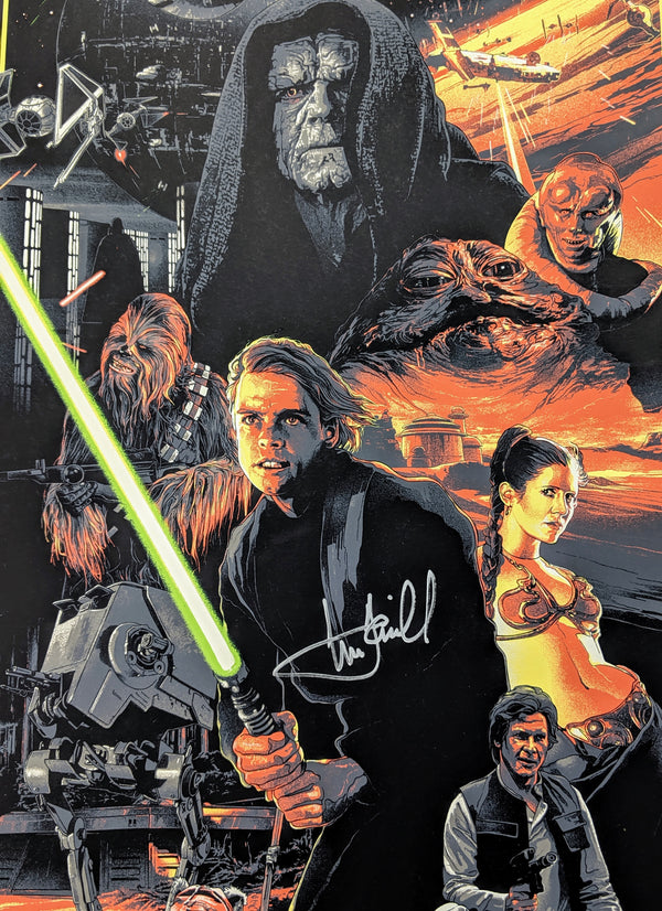 Star Wars Trilogy (Autographed by Mark Hamill) by Gabz