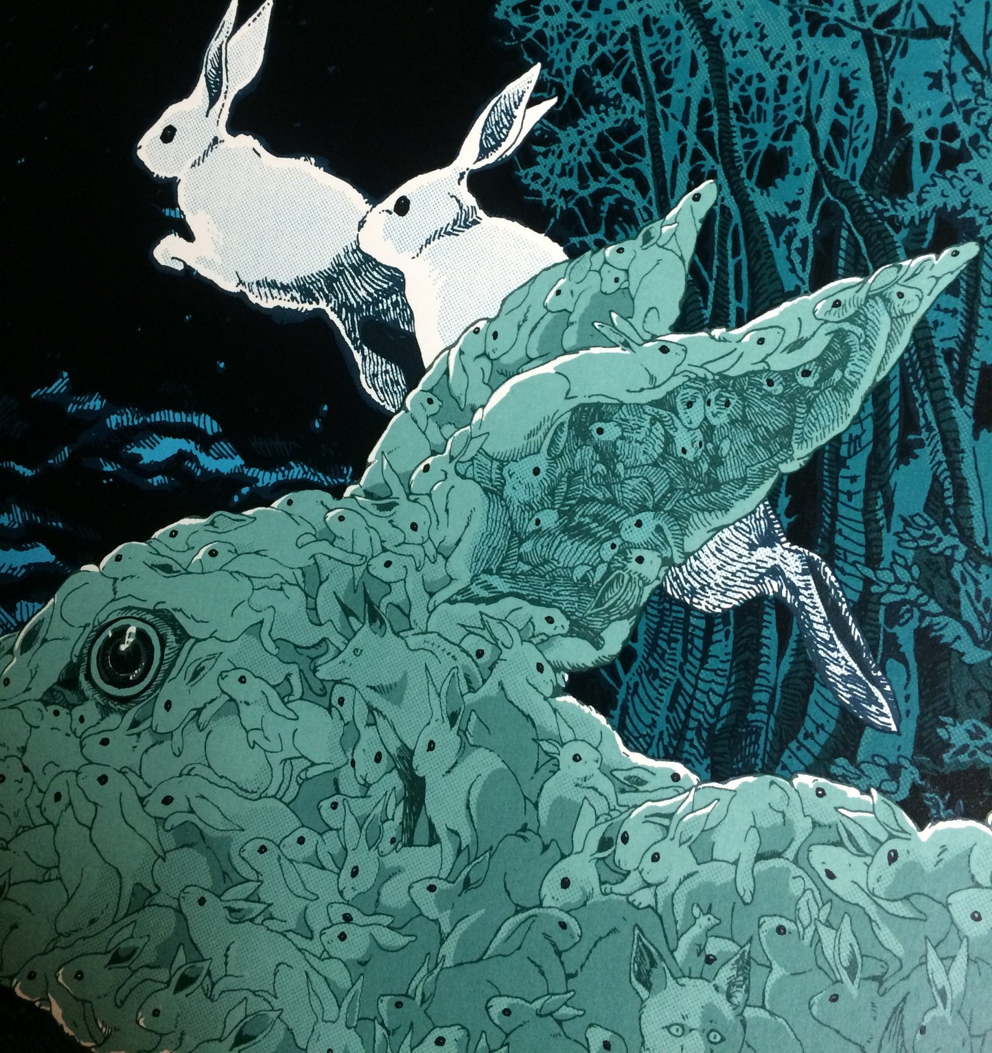 Watership Down by Landland, 18" x 24" Screen Print