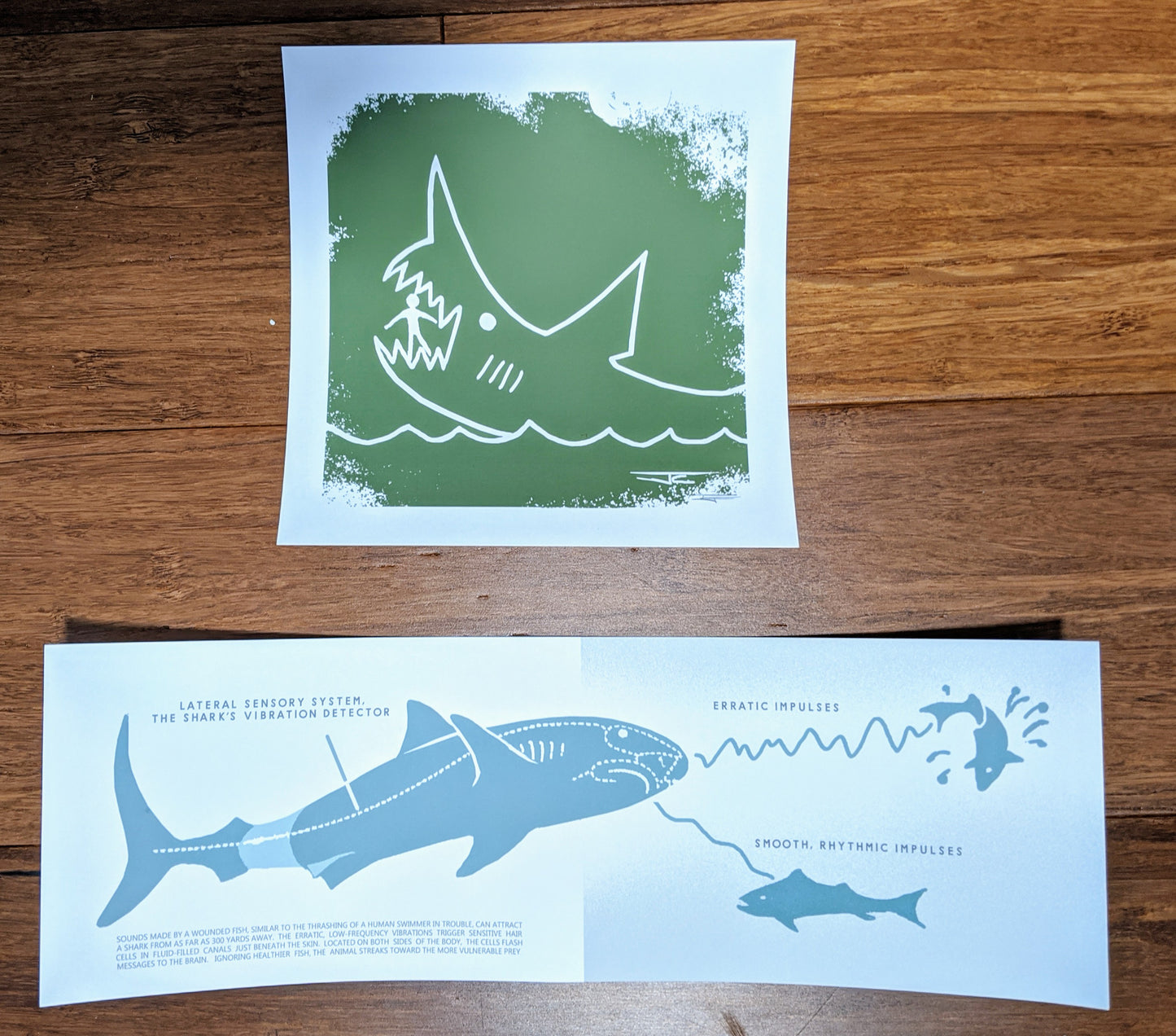Jaws (The Departure with Handbills) by JC Richard