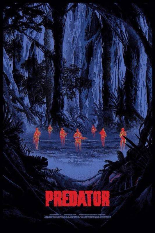 Predator (Variant) by Kilian Eng, 24" x 36" Screen Print