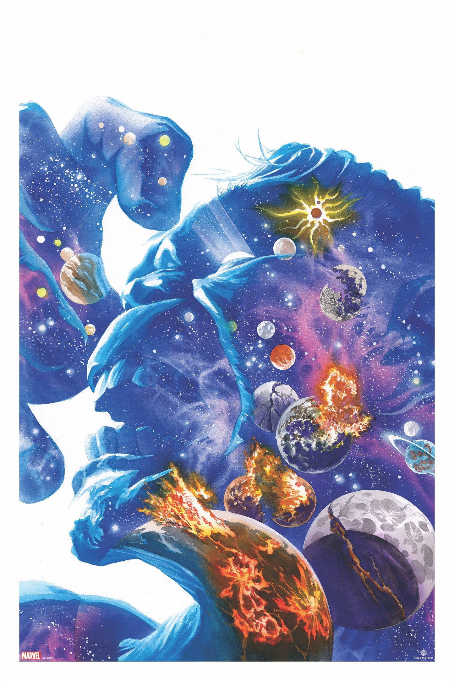 Immortal Hulk (#25) by Alex Ross, 16" x 24" Fine Art Giclee