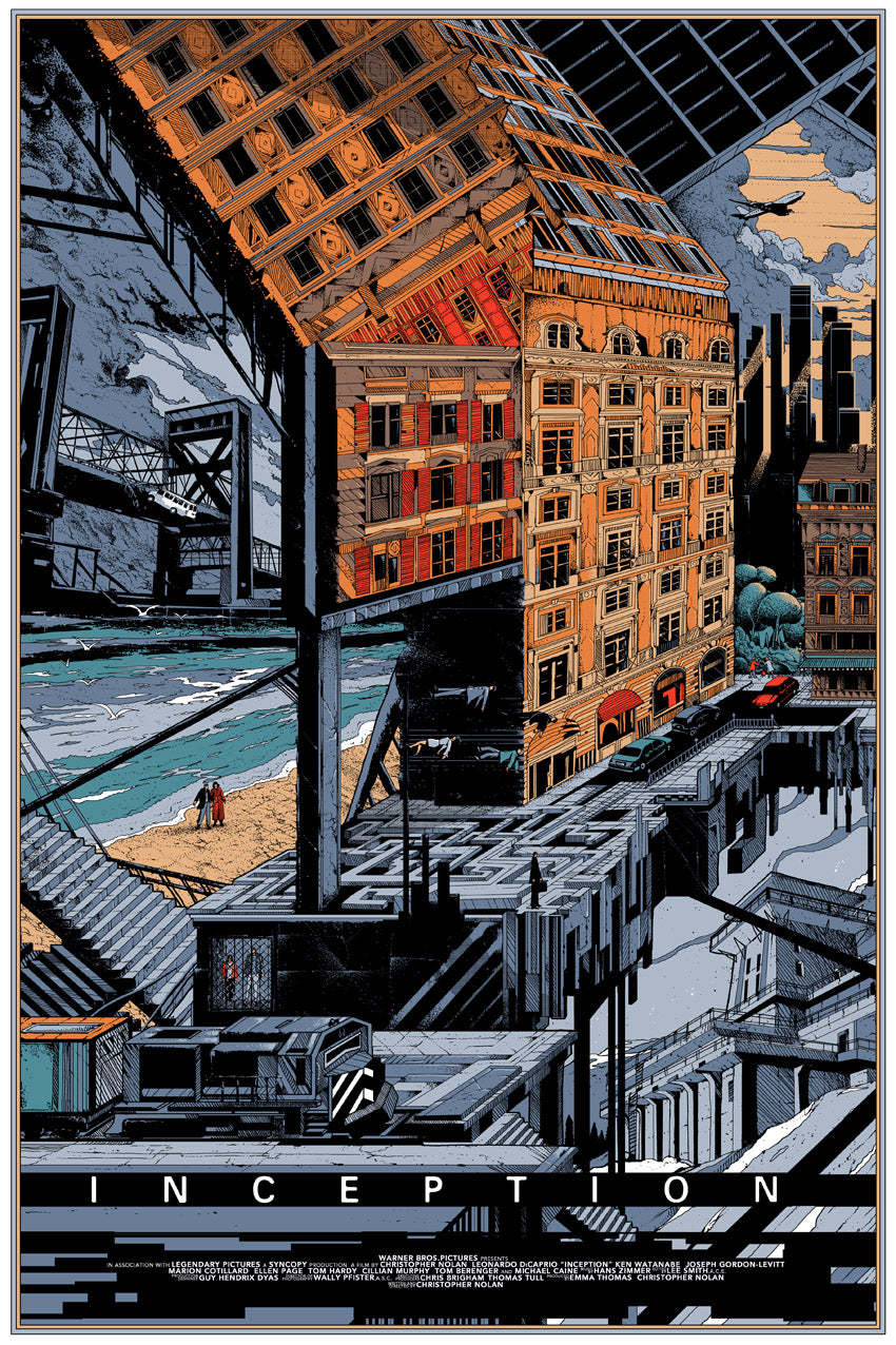 Inception by Kilian Eng, 24" x 36" Screen Print