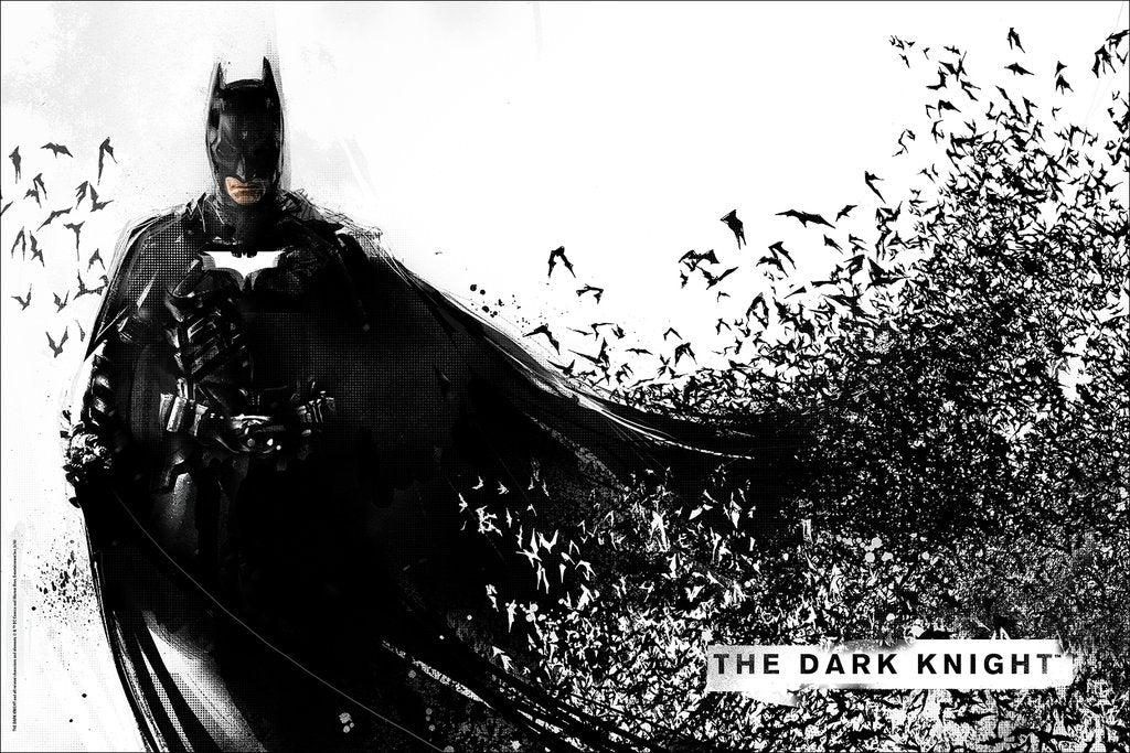 Batman: The Dark Knight by Jock, 36" x 24" Screen Print