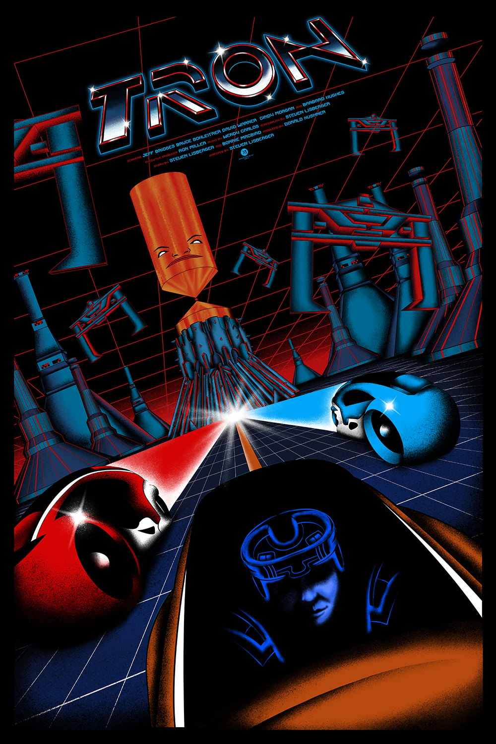 Tron by Mainger, 16" x 24" Fine Art Giclee