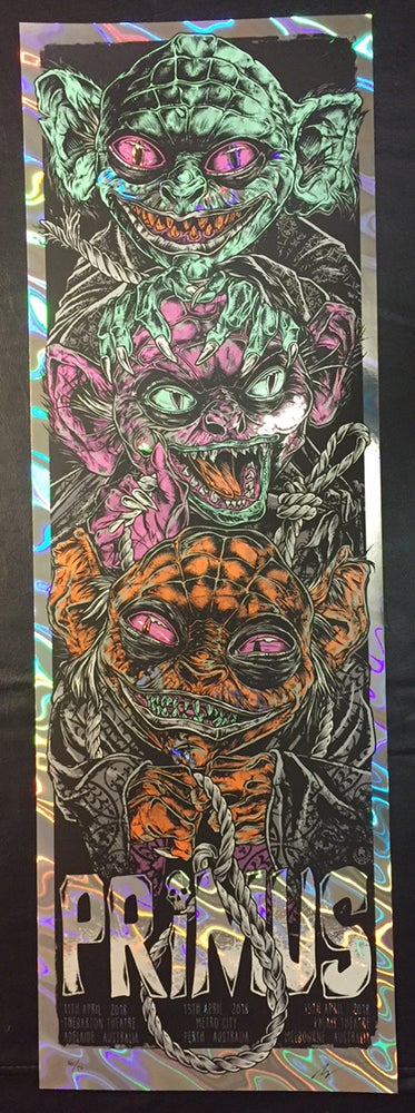 Primus Adelaide, Perth, Melbourne 2018 (Foil) by Rhys Cooper