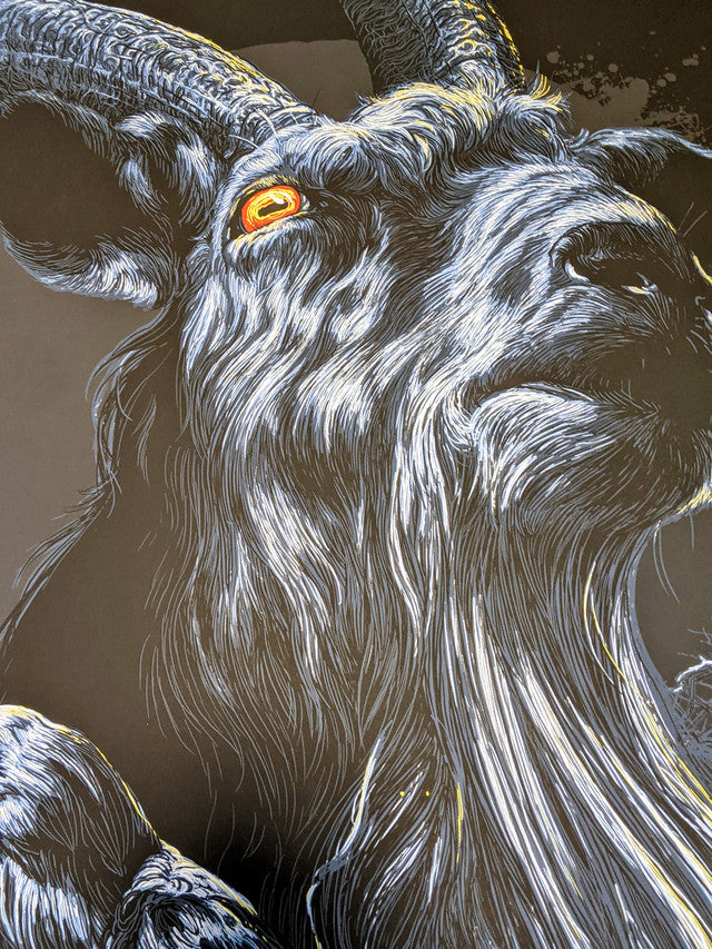 The Witch (1/1 Variant black) by Vance Kelly, 24" x 36" Screen Print